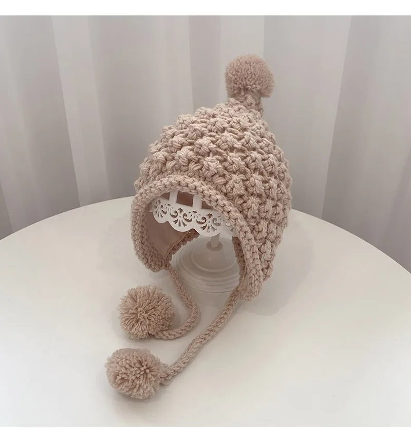 New Pompom Baby Hat Winter Kids Beanie for Girls Boys Baby Bonnet Enfant Cap Warm Knitted Kids Hat Baby Cap Accessories 1-5Y 1PC New Pompom Baby Hat Winter Kids Beanie for Girls Boys Baby Bonnet Enfant Cap Warm Knitted Kids Hat Baby Cap Accessories 1-5Y 1PC